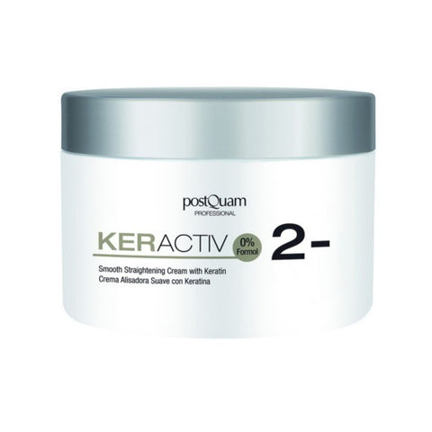 Crema Alisadora Suave 2- Keractiv Cabello Fino o Teñido 0% Formol 200 ml